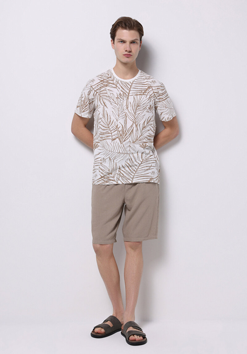 Показати інформацію про Футболка З Коротким Рукавом Чоловіча Біла  Cl1067739