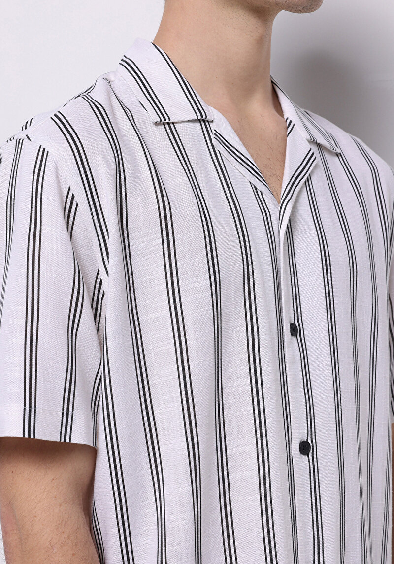 Показати інформацію про Сорочка З Коротким Рукавом Чоловіча Біла  Cl1073856