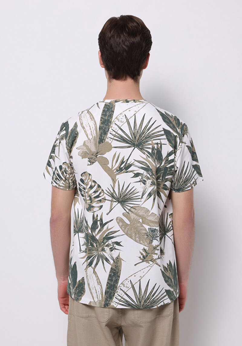 Показати інформацію про Футболка З Коротким Рукавом Чоловіча Зелена  Cl1074103