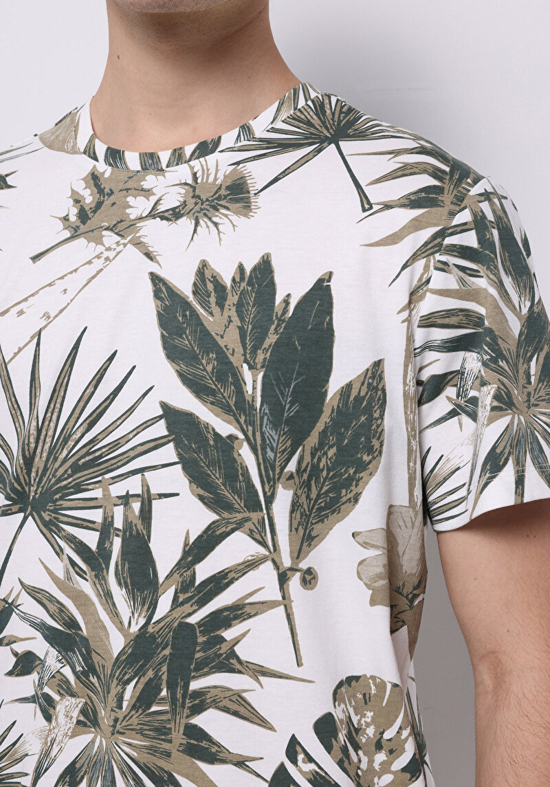 Показати інформацію про Футболка З Коротким Рукавом Чоловіча Зелена  Cl1074103