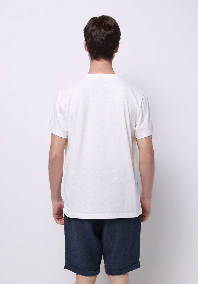 Показати інформацію про Футболка З Коротким Рукавом Чоловіча Біла  Cl1074202