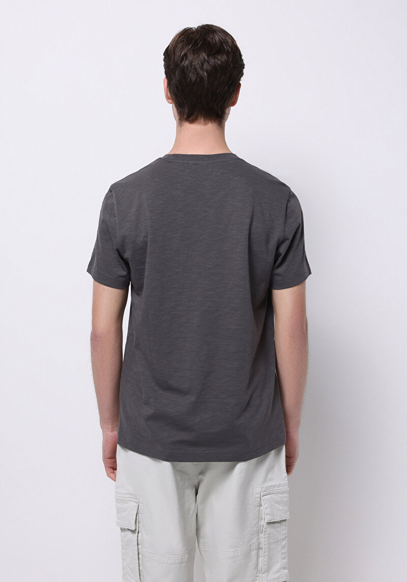 Показати інформацію про Футболка З Коротким Рукавом Чоловіча Сіра  Cl1074205