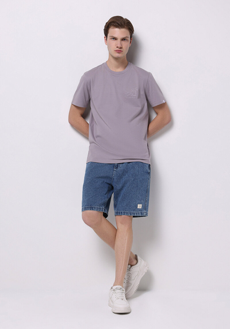 Показати інформацію про Шорти Чоловічі Блакитні  Cl1074451