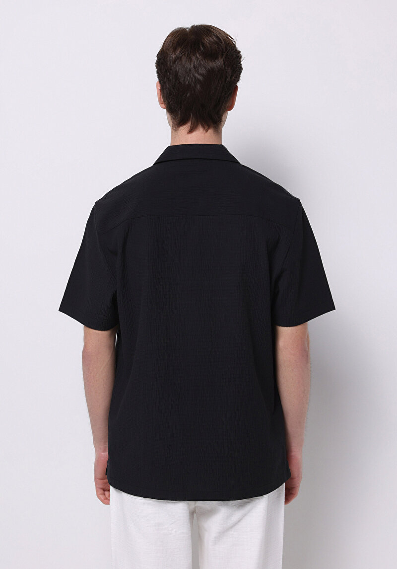 Зображення Сорочка З Коротким Рукавом Чоловіча Чорна Cl1074590