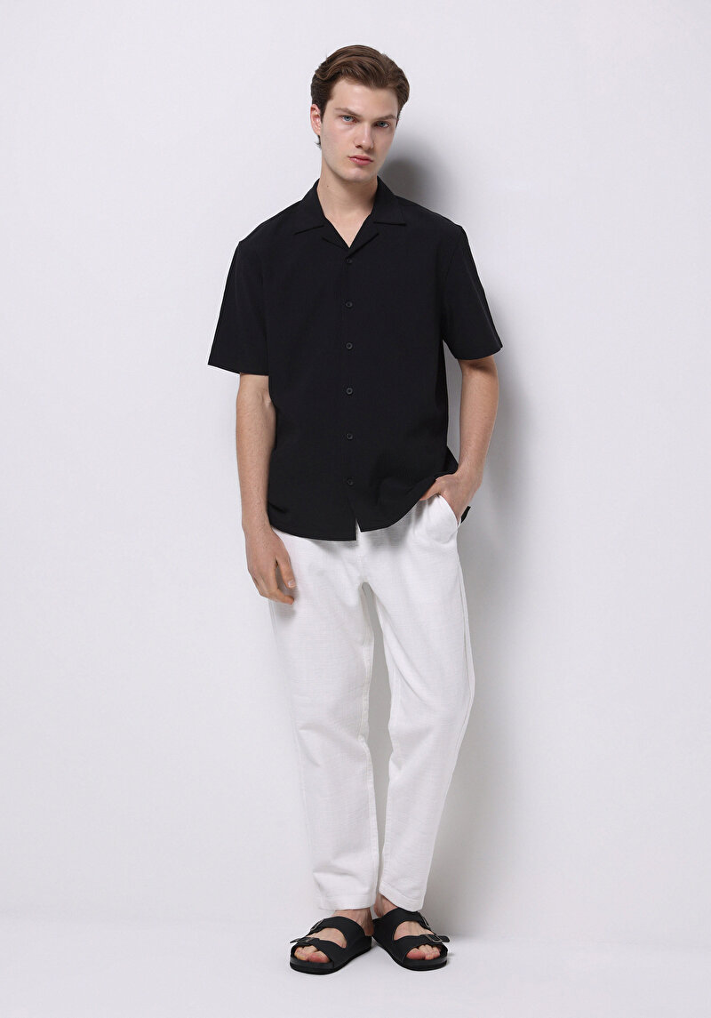 Зображення Сорочка З Коротким Рукавом Чоловіча Чорна Cl1074590