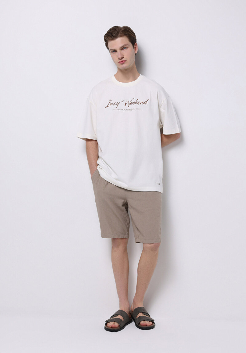 Показати інформацію про Футболка З Коротким Рукавом Чоловіча Біла  Cl1074698