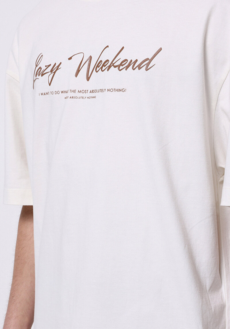 Показати інформацію про Футболка З Коротким Рукавом Чоловіча Біла  Cl1074698