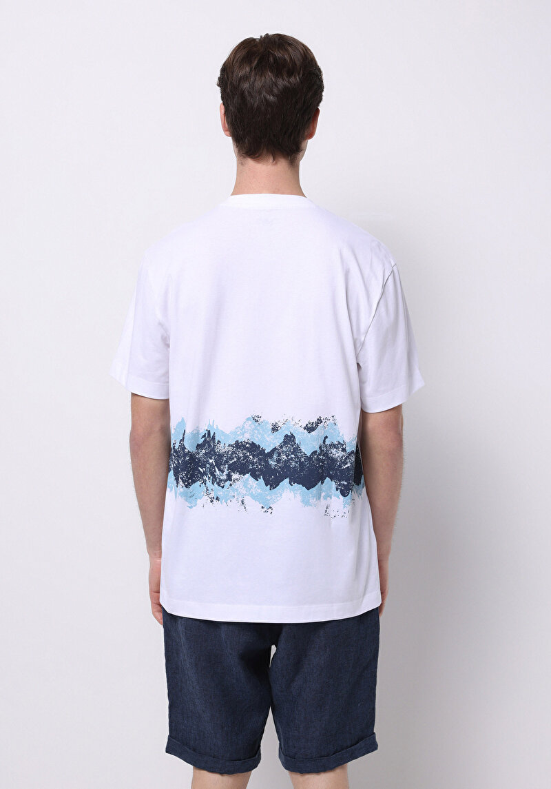 Показати інформацію про Футболка З Коротким Рукавом Чоловіча Біла  Cl1074719