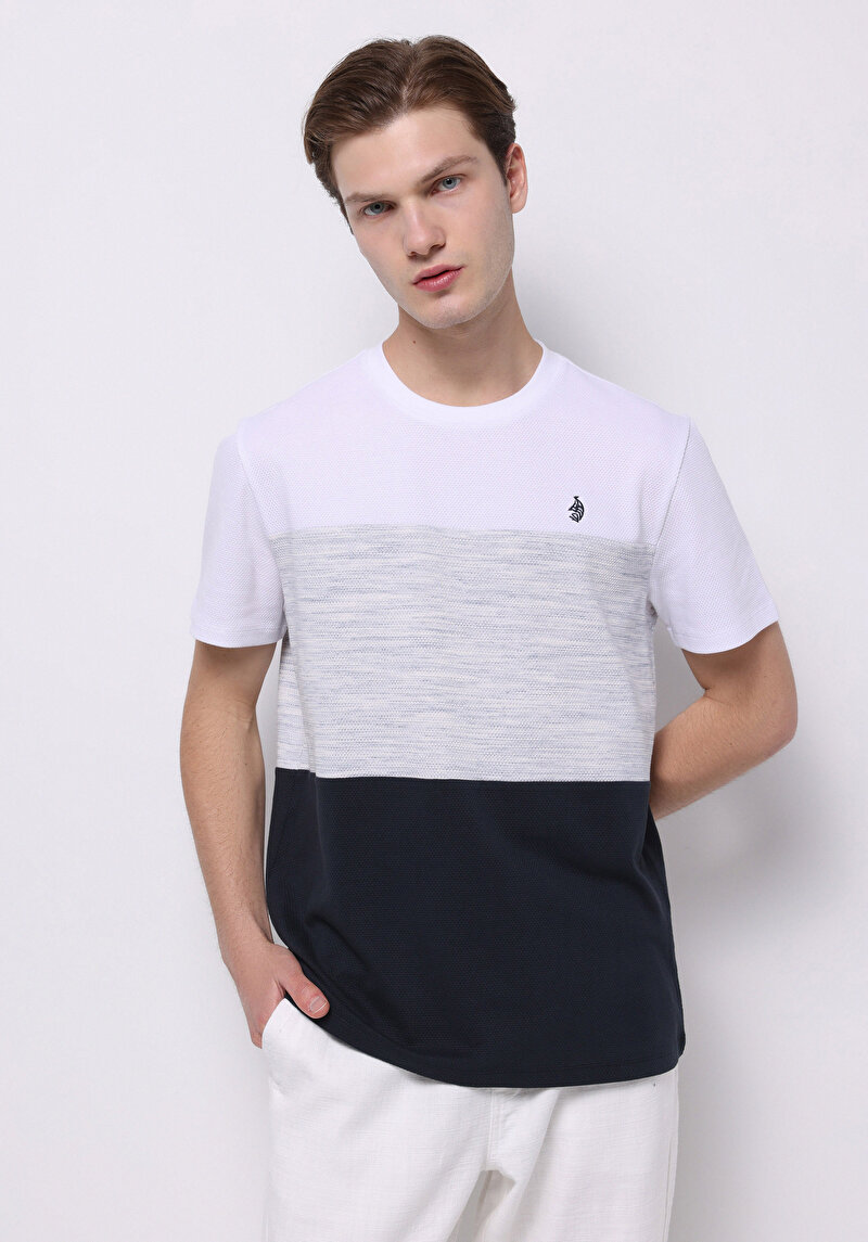 Зображення Футболка З Коротким Рукавом Чоловіча Синя  Cl1075021