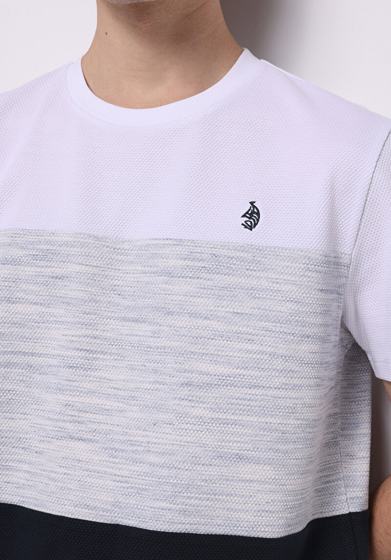 Показати інформацію про Футболка З Коротким Рукавом Чоловіча Синя  Cl1075021