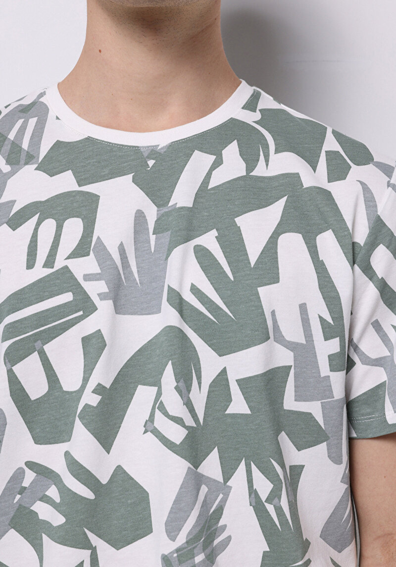 Показати інформацію про Футболка З Коротким Рукавом Чоловіча Зелена  Cl1075022