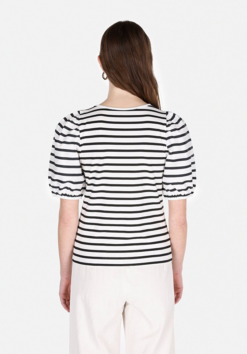 Показати інформацію про Блуза З Коротким Рукавом Жіночий Біла  Cl1073549