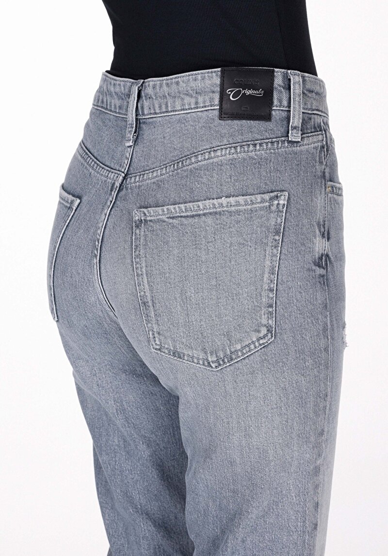 Показати інформацію про 893 Julia Джинси Жіночі Сірі Бойфренди Cl1073875