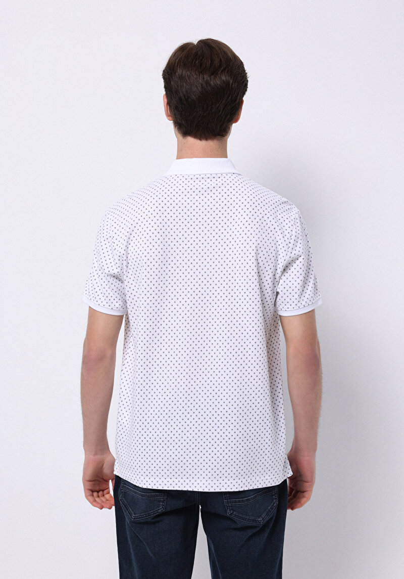 Показати інформацію про Поло З Коротким Рукавом Чоловіче Біле  Cl1074041