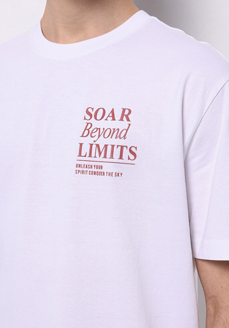 Показати інформацію про Футболка З Коротким Рукавом Чоловіча Біла  Cl1074124