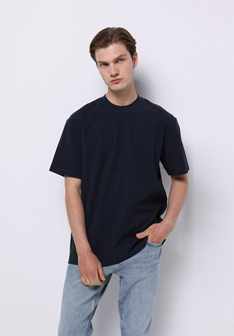 Показати інформацію про Футболка З Коротким Рукавом Чоловіча Синя  Cl1074129