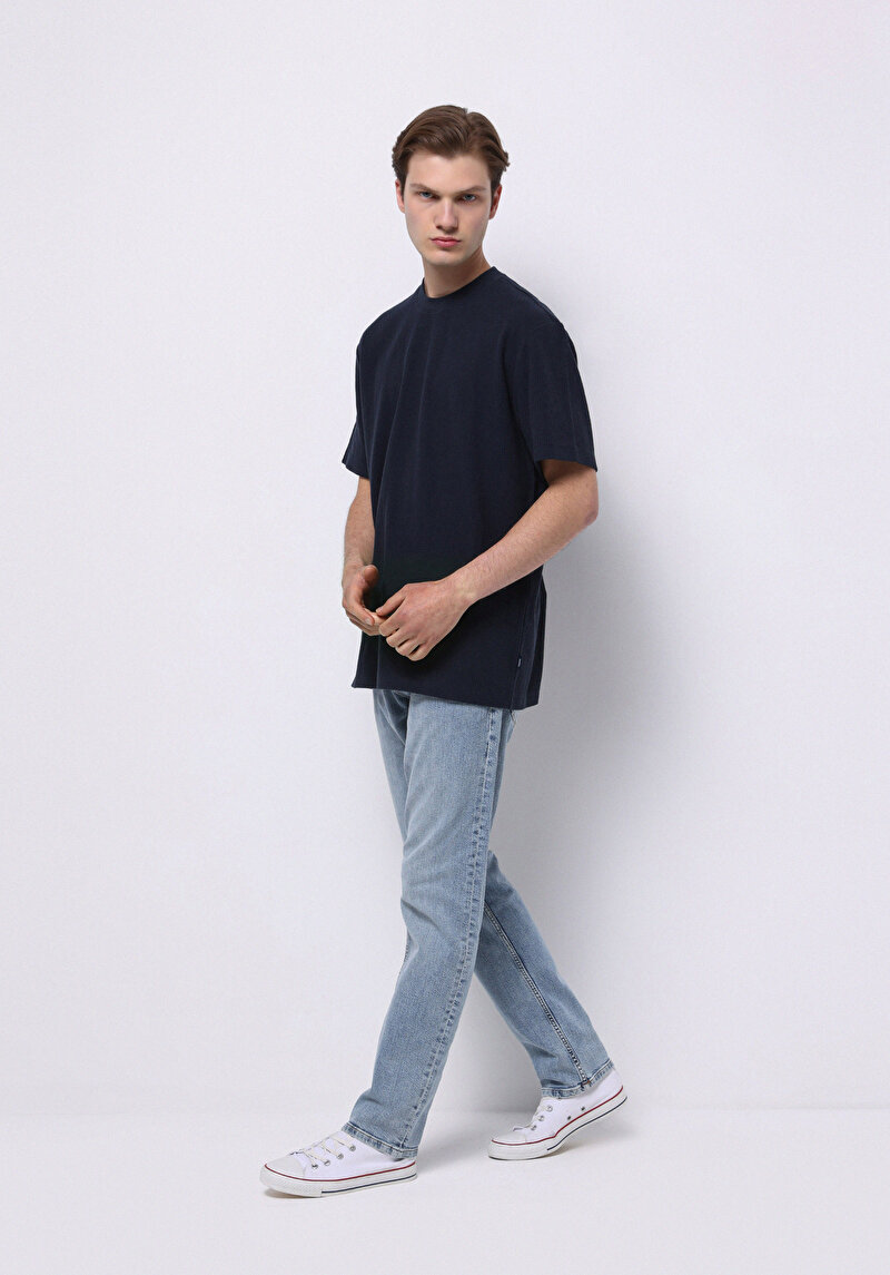 Показати інформацію про Футболка З Коротким Рукавом Чоловіча Синя  Cl1074129