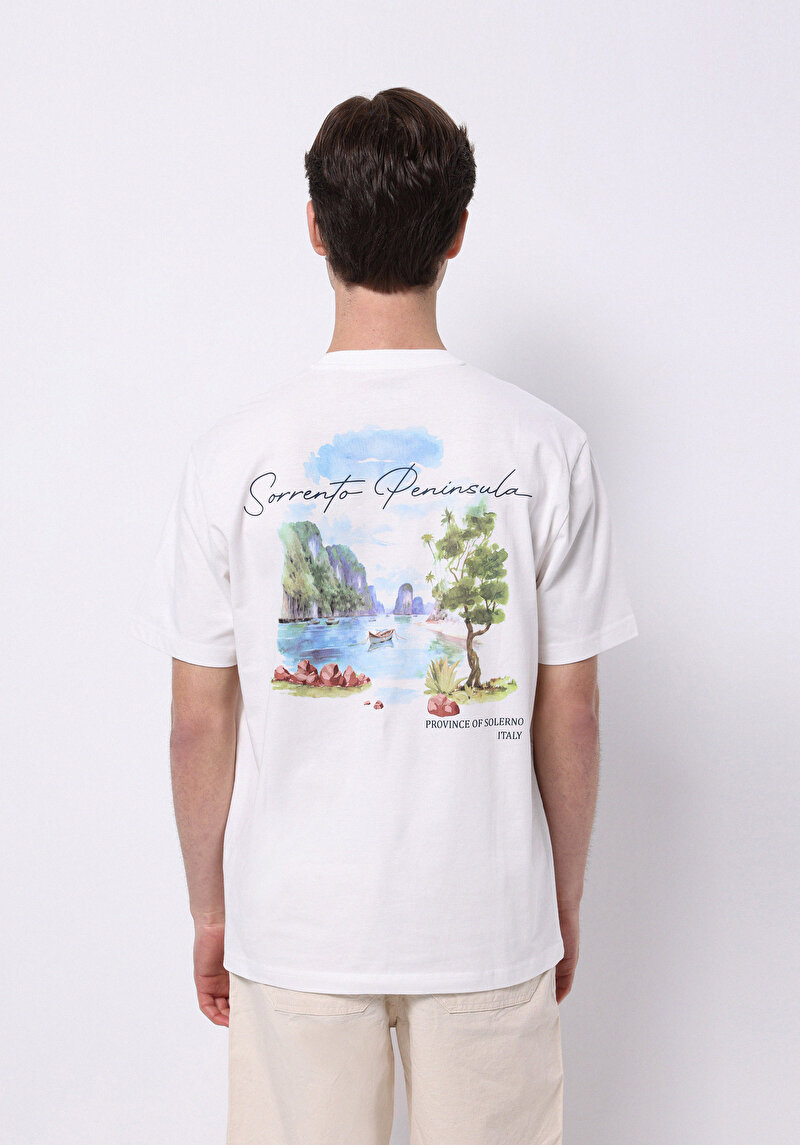 Показати інформацію про Футболка З Коротким Рукавом Чоловіча Біла  Cl1074156