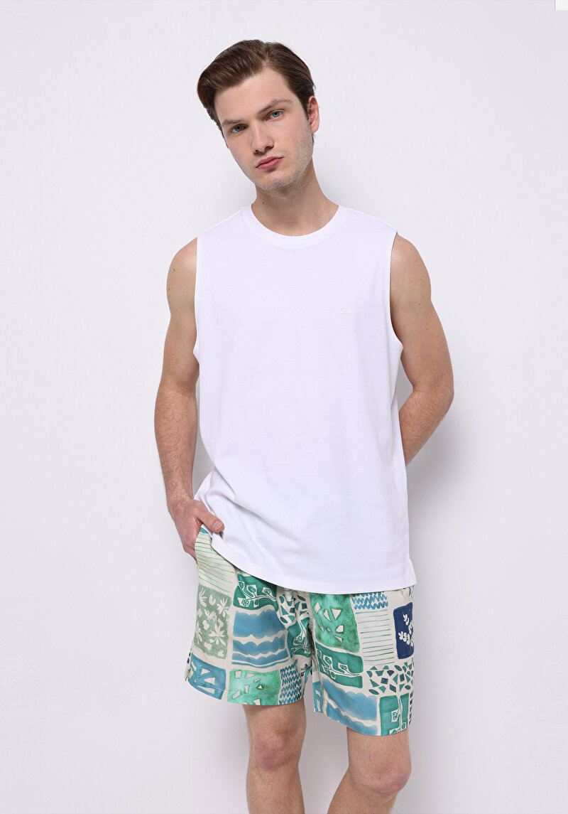 Зображення Шорти Пляжні Чоловічі Зелені  Cl1074692