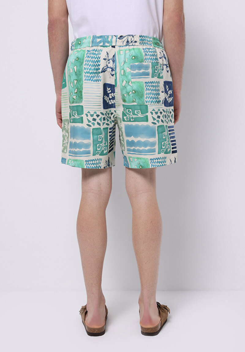 Зображення Шорти Пляжні Чоловічі Зелені Cl1074692