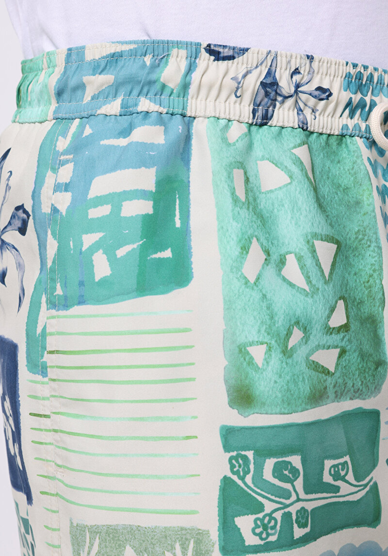 Показати інформацію про Шорти Пляжні Чоловічі Зелені  Cl1074692