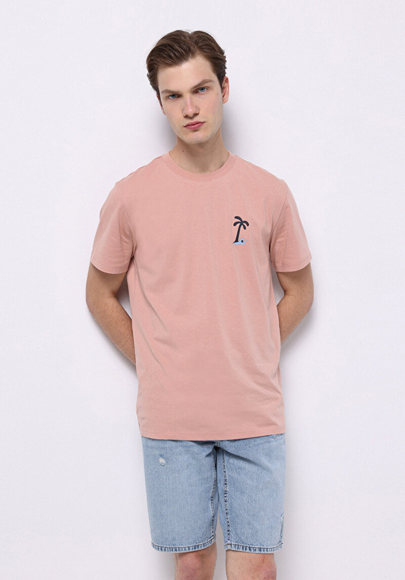 Зображення Футболка З Коротким Рукавом Чоловіча Помаранчева  Cl1074701