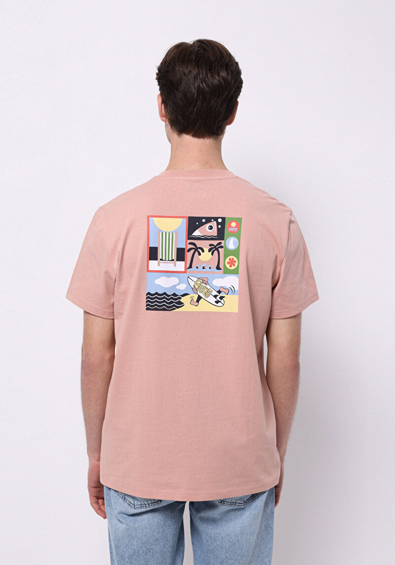 Показати інформацію про Футболка З Коротким Рукавом Чоловіча Помаранчева  Cl1074701