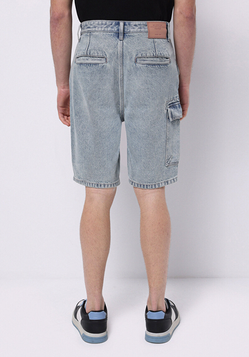 Показати інформацію про Шорти Чоловічі Блакитні  Cl1074776