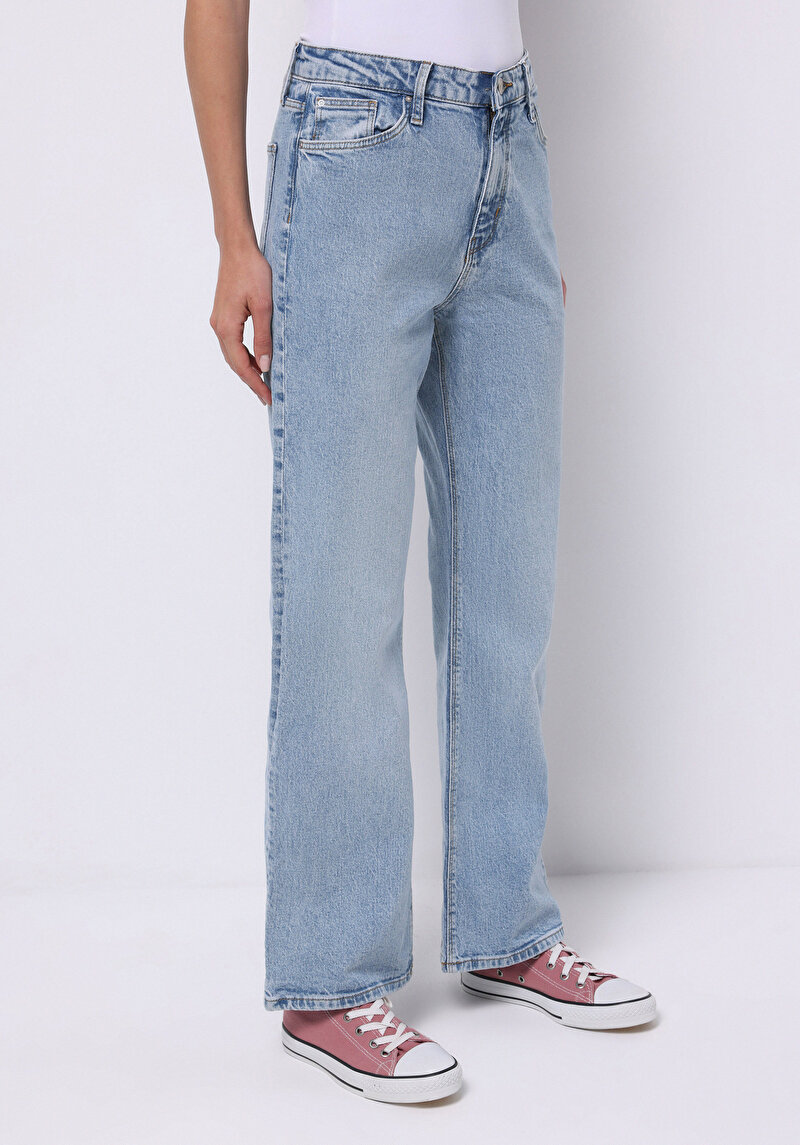 Показати інформацію про 791 Monica Джинси Жіночі Блакитні Класичного Крою Cl1068783