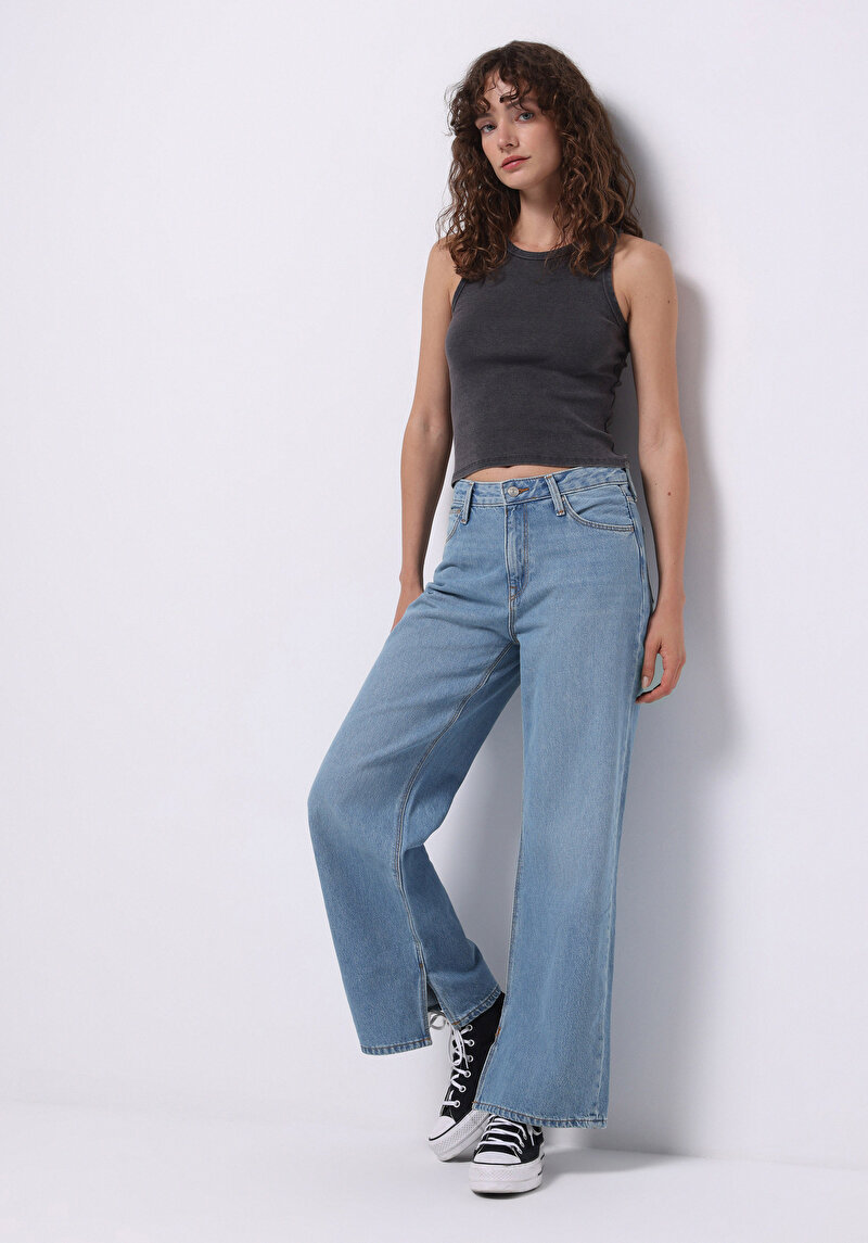 Зображення 970 Berry Джинси Жіночі Блакитні Класичного Крою Cl1068787