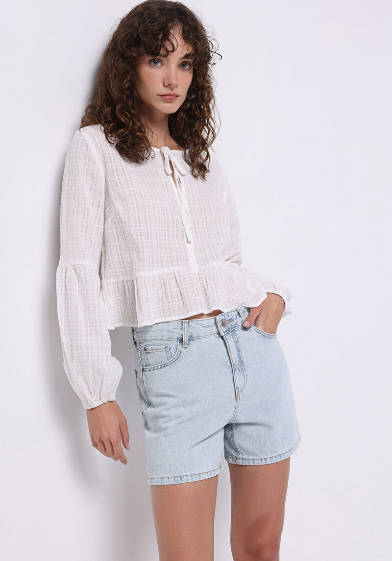 Зображення Шорти Жіночі Блакитні  Cl1073891