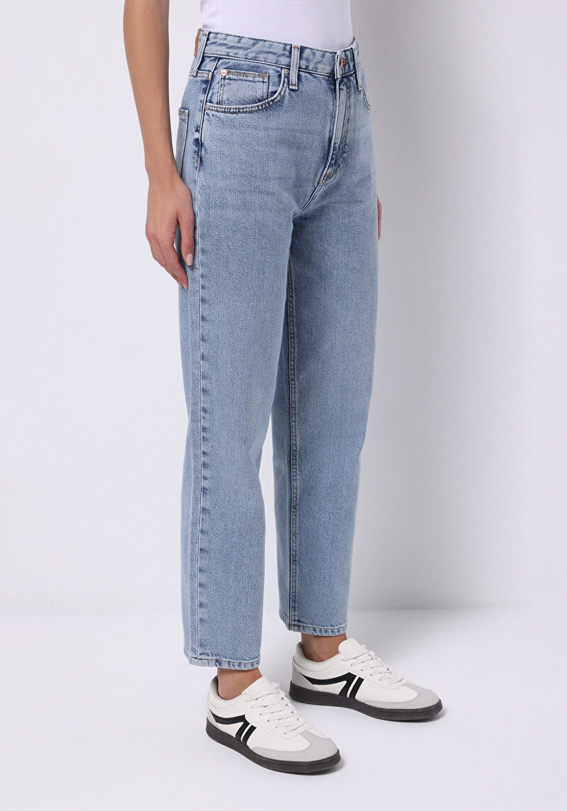 Зображення 884 Lauren Джинси Жіночі Блакитні Прямого Крою Cl1074904