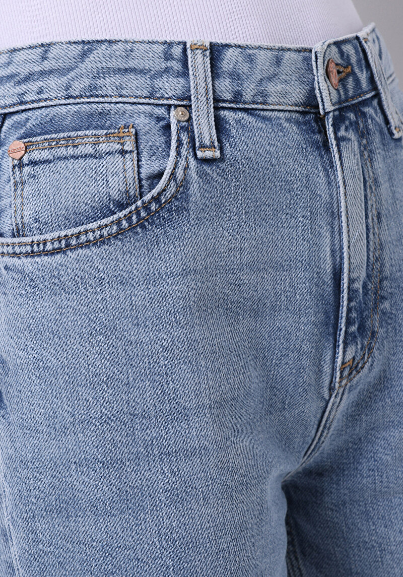 Показати інформацію про 884 Lauren Джинси Жіночі Блакитні Прямого Крою Cl1074904