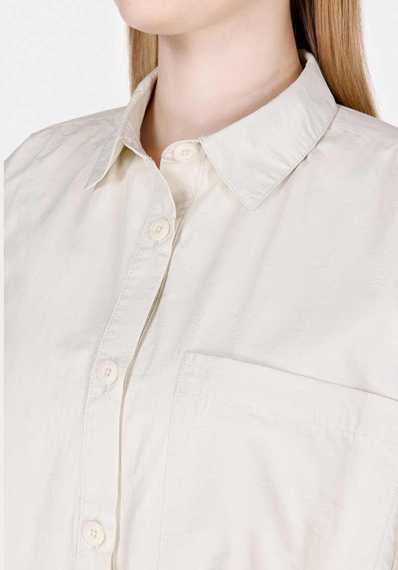 Показати інформацію про Сорочка З Довгим Рукавом Жіноча Бежева  Cl1073119