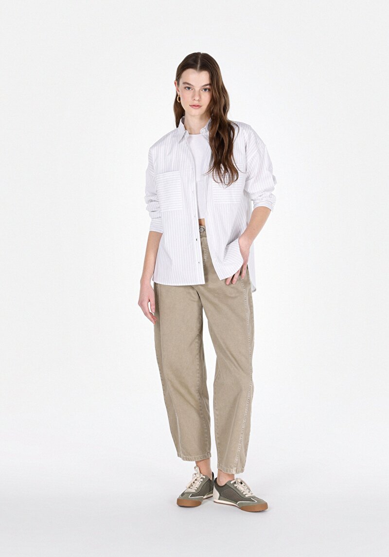 Показати інформацію про Сорочка З Довгим Рукавом Жіноча Біла  Cl1073325