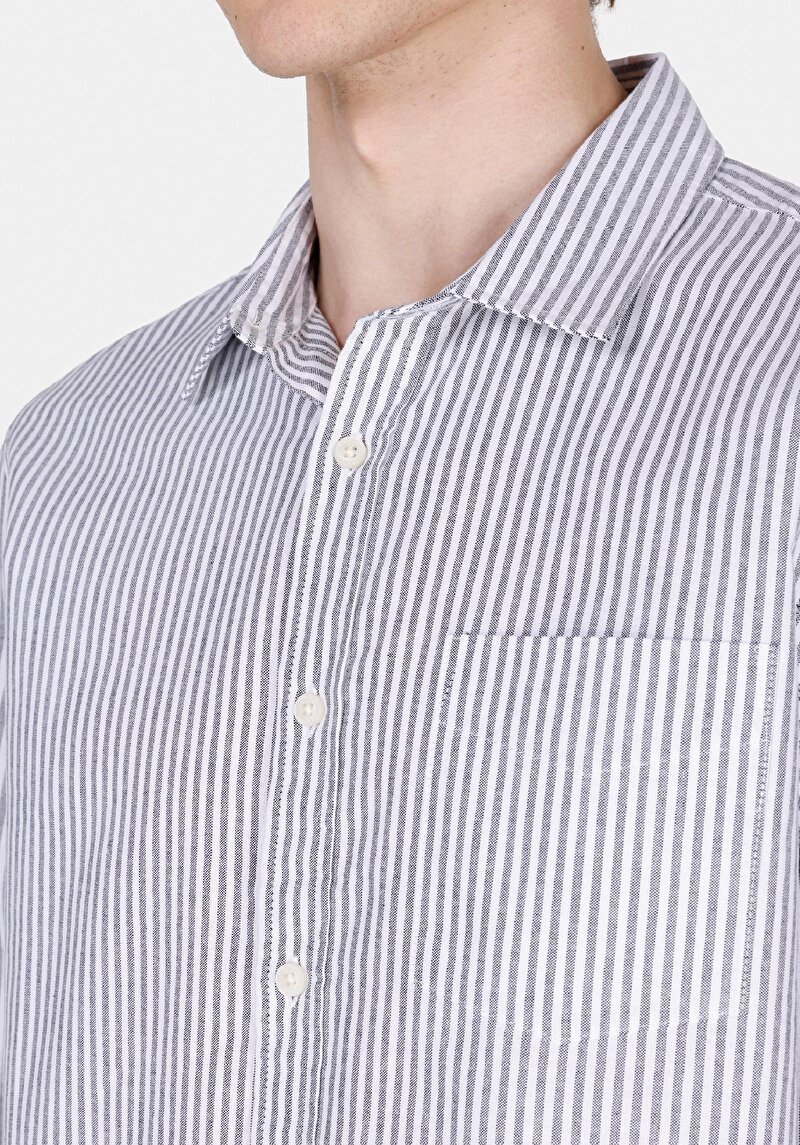 Зображення Сорочка З Довгим Рукавом Чоловіча Сіра Cl1074004