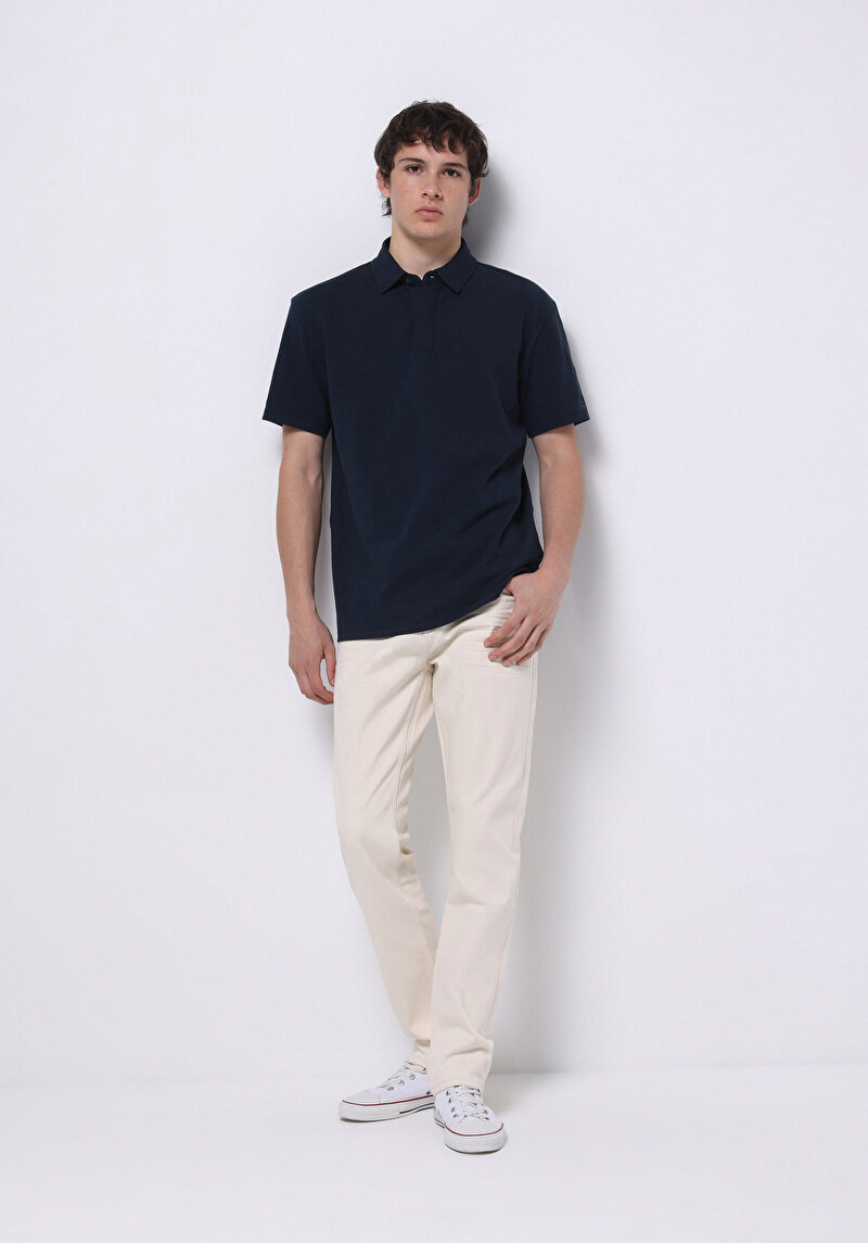 Зображення 044 Karl Джинси Чоловічі Бежеві Прямого Крою Cl1074737