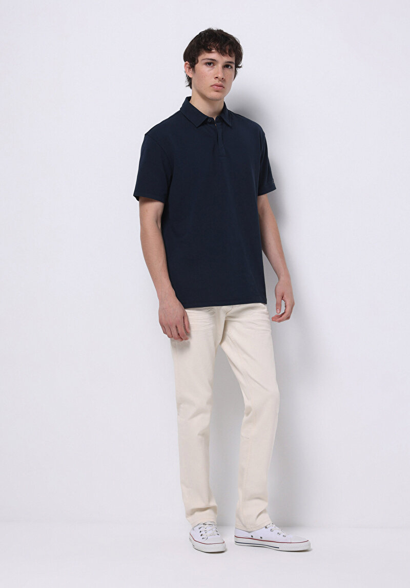 Зображення 044 Karl Джинси Чоловічі Бежеві Прямого Крою Cl1074737