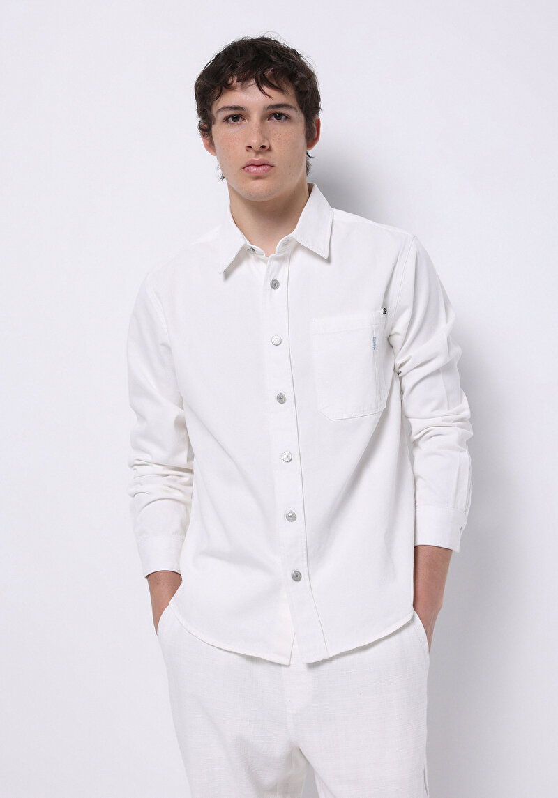 Зображення 021 Joel Сорочка З Довгим Рукавом Чоловіча Бежева Cl1074780