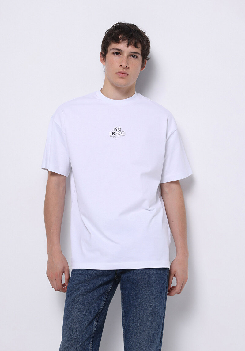 Зображення Футболка З Коротким Рукавом Чоловіча Біла  Cl1077190