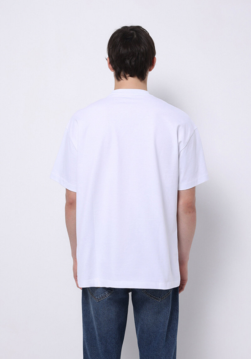 Показати інформацію про Футболка З Коротким Рукавом Чоловіча Біла  Cl1077190