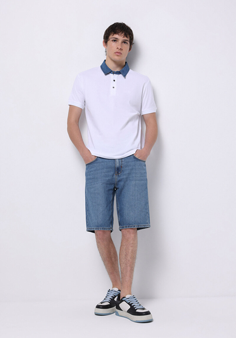 Зображення Шорти Чоловічі Блакитні  Cl1077202