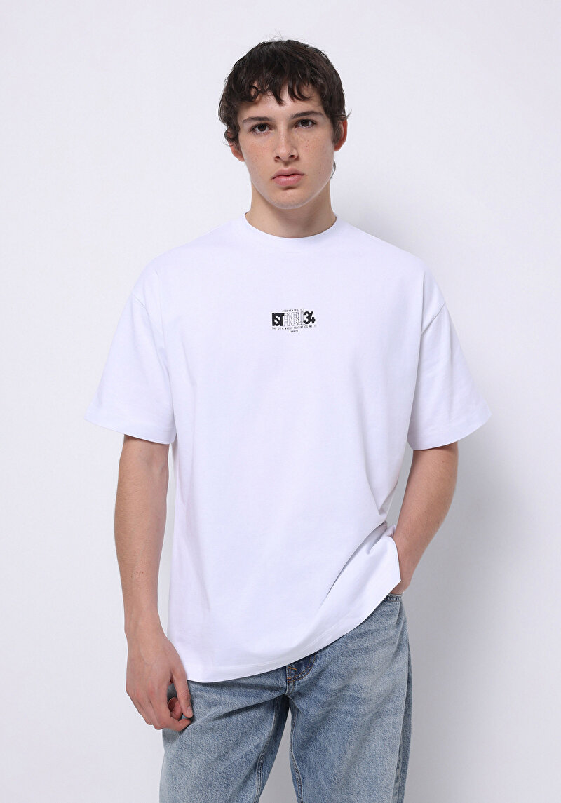 Зображення Футболка З Коротким Рукавом Чоловіча Біла  Cl1077253