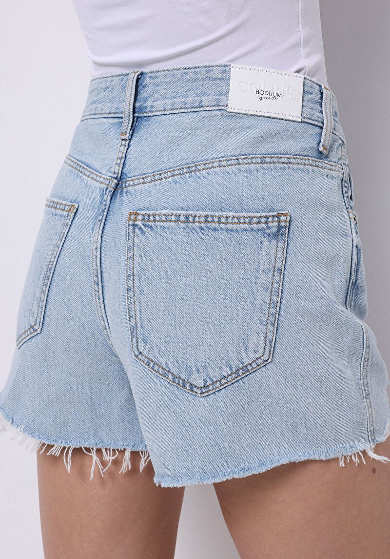 Показати інформацію про Шорти Жіночі Блакитні  Cl1073878