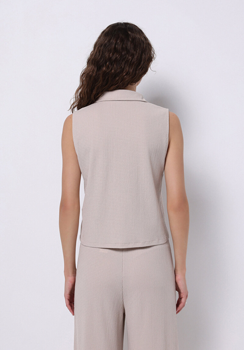 Зображення Сорочка З Коротким Рукавом Жіноча Бежева Cl1074279