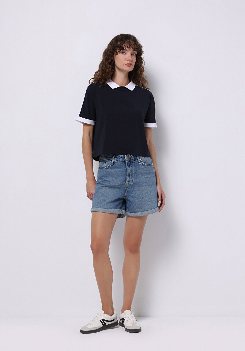 Зображення Шорти Жіночі Блакитні  Cl1074504