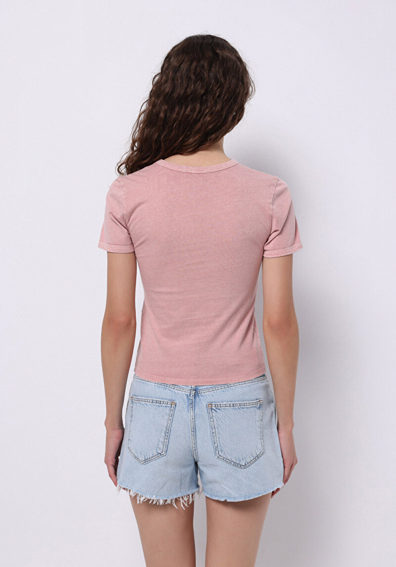 Показати інформацію про Футболка З Коротким Рукавом Жіноча Рожева  Cl1074569