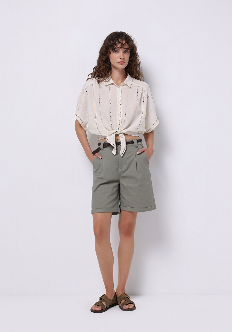 Зображення Шорти Жіночі Зелені  Cl1074658