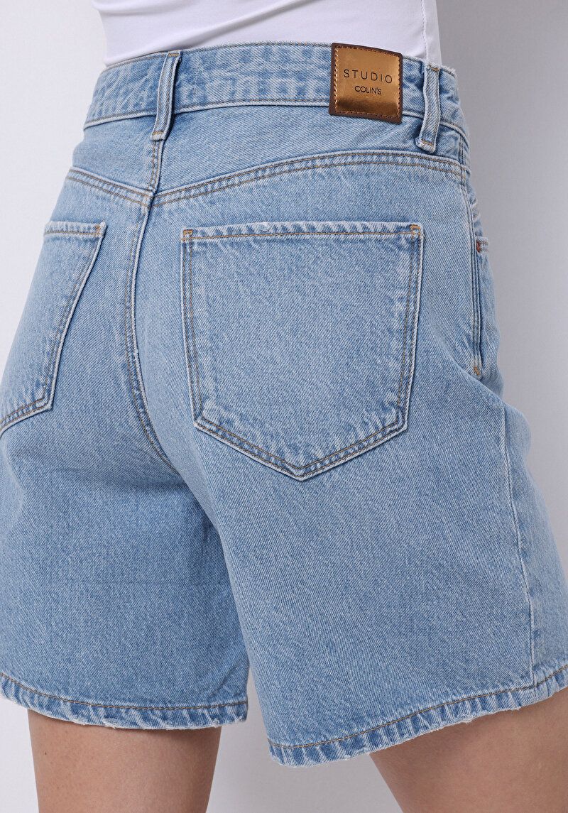 Показати інформацію про Шорти Жіночі Блакитні  Cl1074769