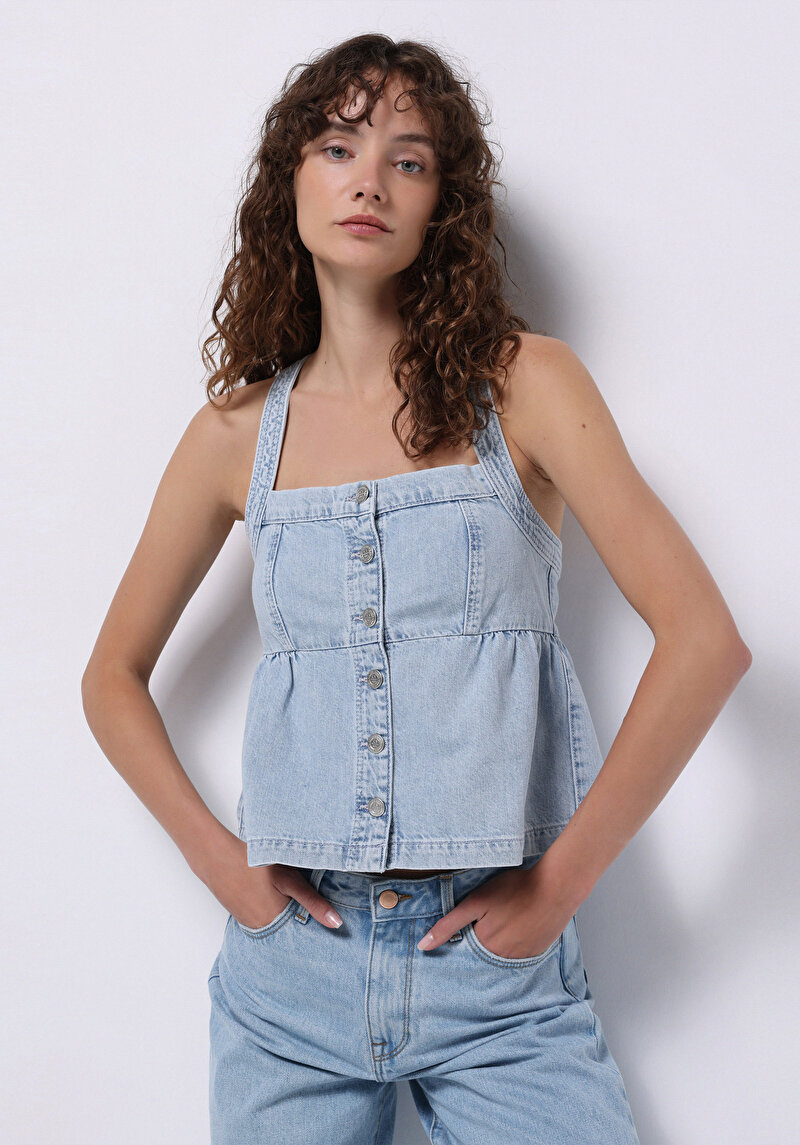 Зображення Сорочка Жіноча Блакитна Cl1074986